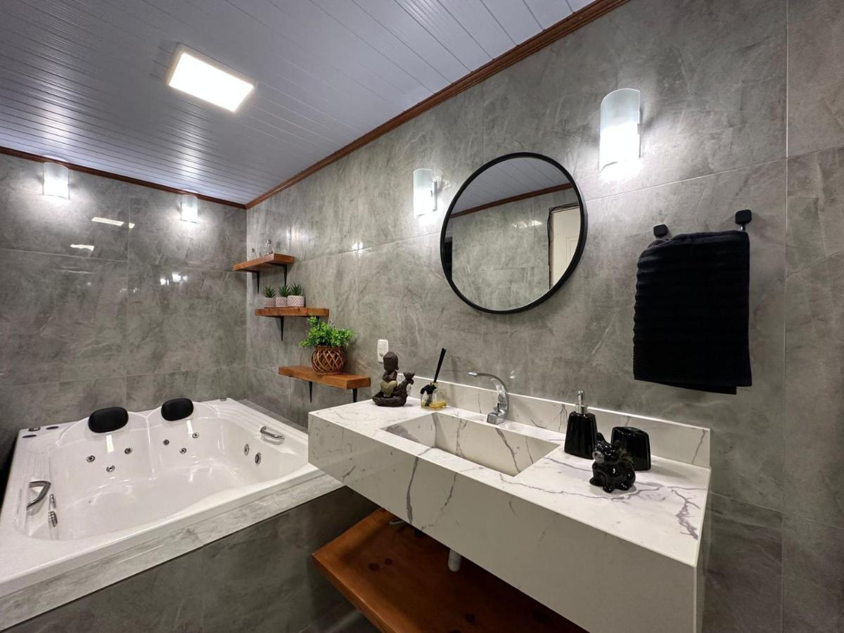Apartamento Com Hidromassagem Em Gramado Apartment Exterior foto